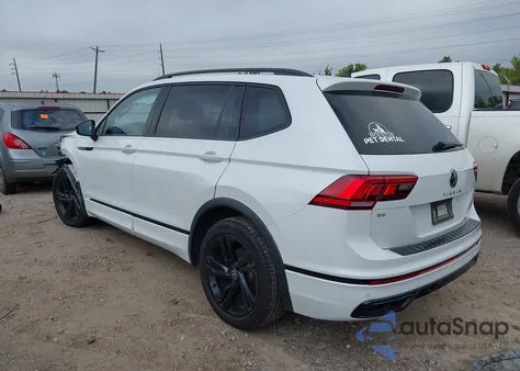 2023 Volkswagen Tiguan 2.0T Se R-Line Black из США, поврежденный, VIN 3VVCB7AXXPM014458